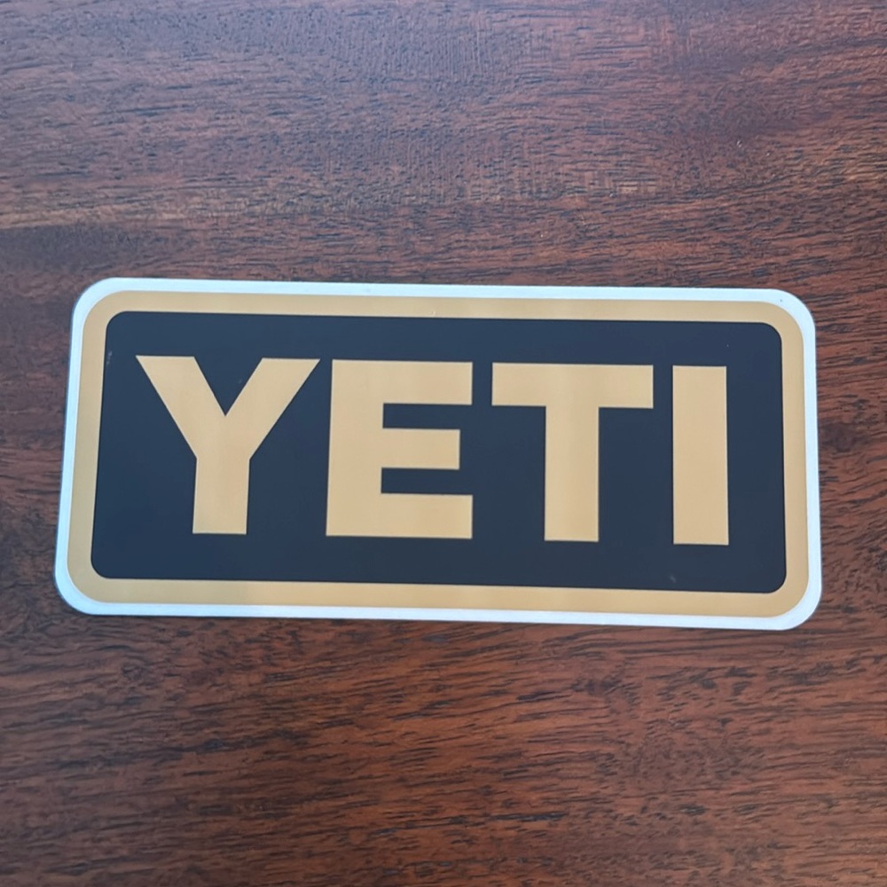 Yeti Decal Brown/Black RARE